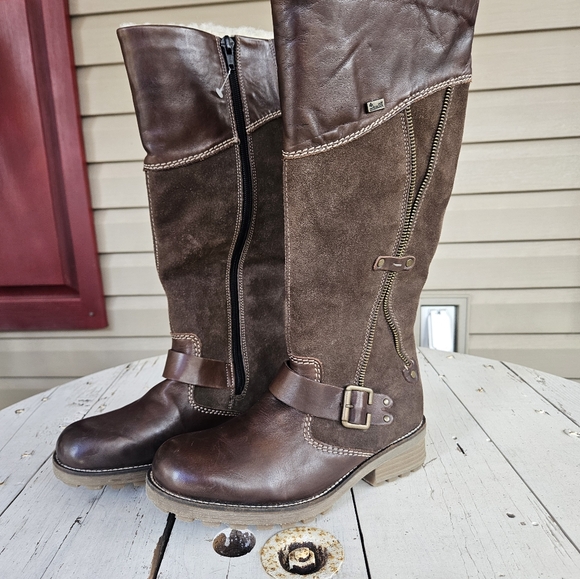 Womens brown Reiker boots size 36 - Picture 4 of 4